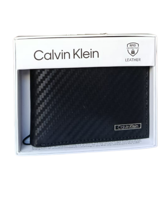Billetera Calvin Klein de Cuero + RFID