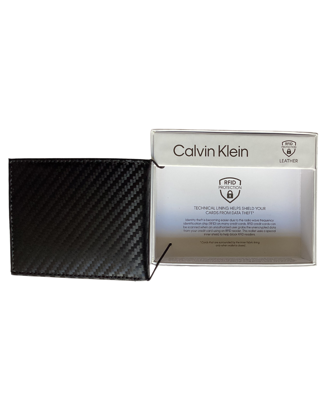 Billetera Calvin Klein de Cuero + RFID