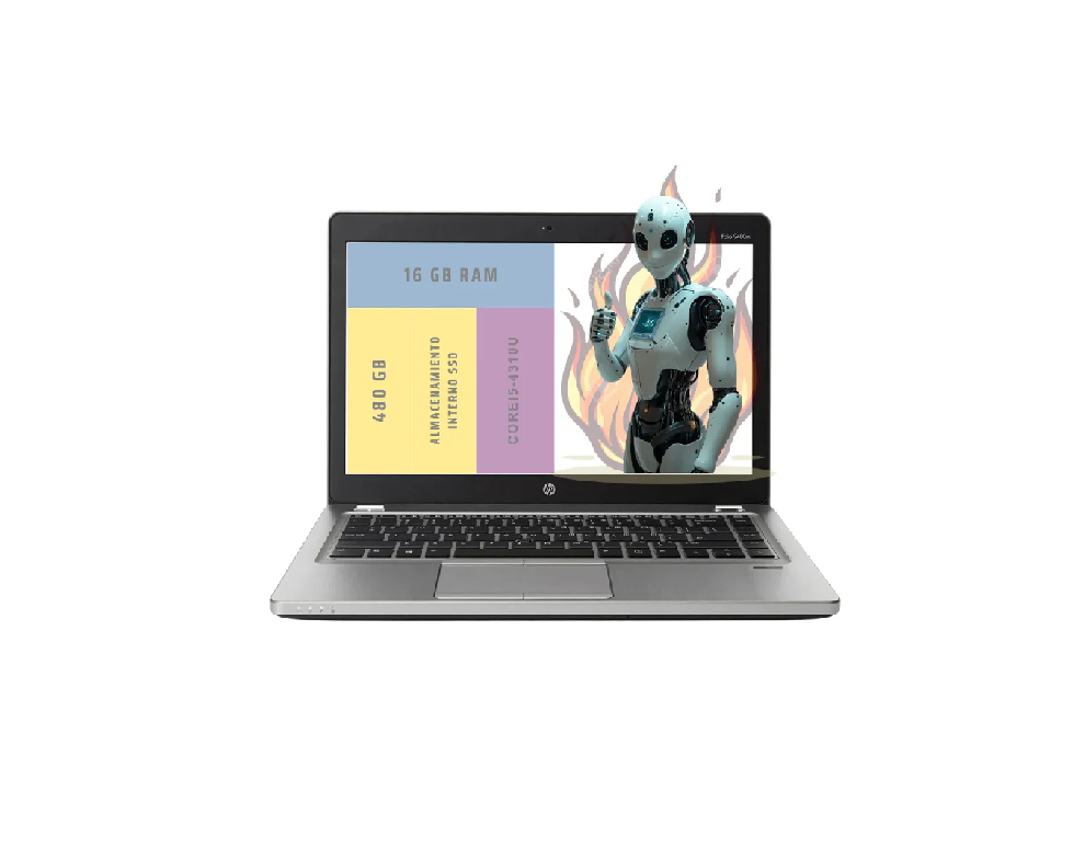 Laptop HP EliteBook 9480m i5-4310U 16gb RAM 480 GB SSD + Regalos